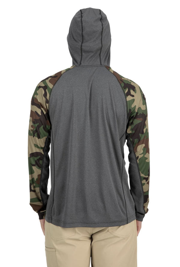 Simms SolarFlex Hoody Model Back Simms SolarFlex Hoody Model Back